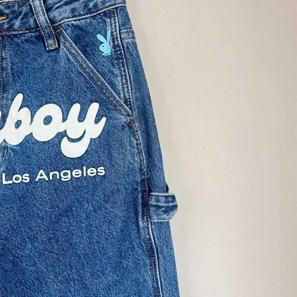 Playboy by Pacsun The Club Blue Carpenter Jeans Size 25 High Rise - Picture 6 of 7